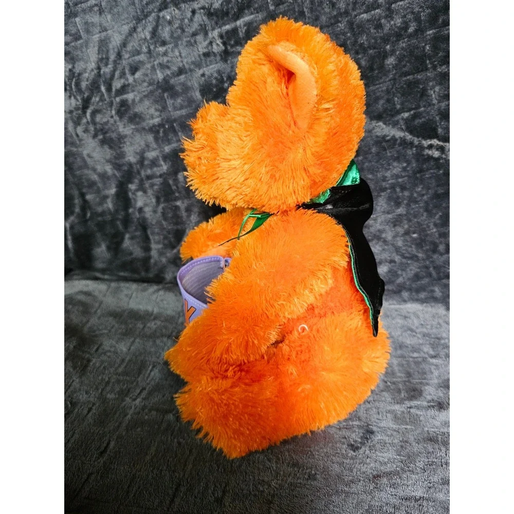 Good Stuff Halloween Orange Teddy Bear‎ with Trick or Treat Bag & Cape 12